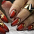 12 Sizes-24 Pcs Press On Nails Y229