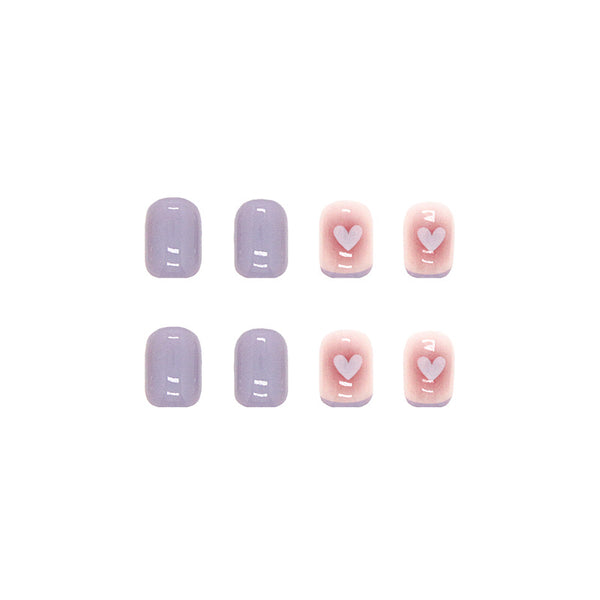 12 Sizes-24 Pcs Press On Nails R503