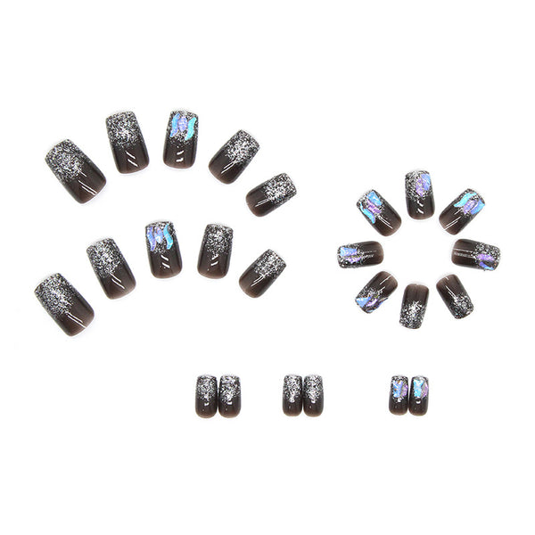 12 Sizes-24 Pcs Press On Nails Z511