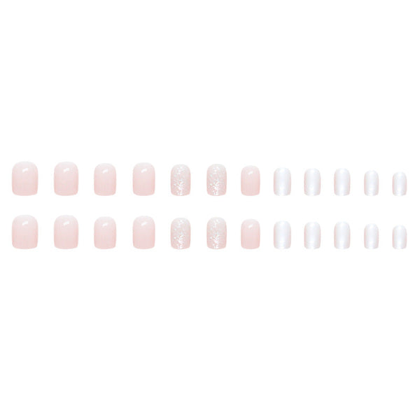 12 Sizes-24 PcsPress On Nails W518