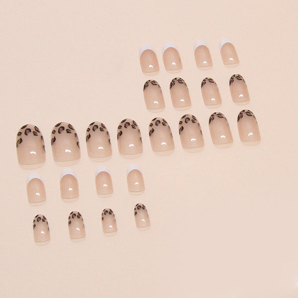 12 Sizes-24 Pcs Press On Nails W1718