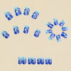 12 Sizes-24 Pcs Press On Nails Y902