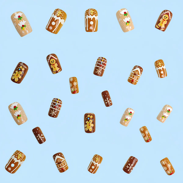 12 Sizes-24 Pcs Press On Nails Y250