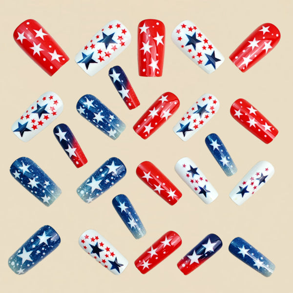 12 Sizes-24 Pcs Press On Nails y2082-24