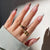 12 Sizes-24 Pcs Press On Nails JP2084