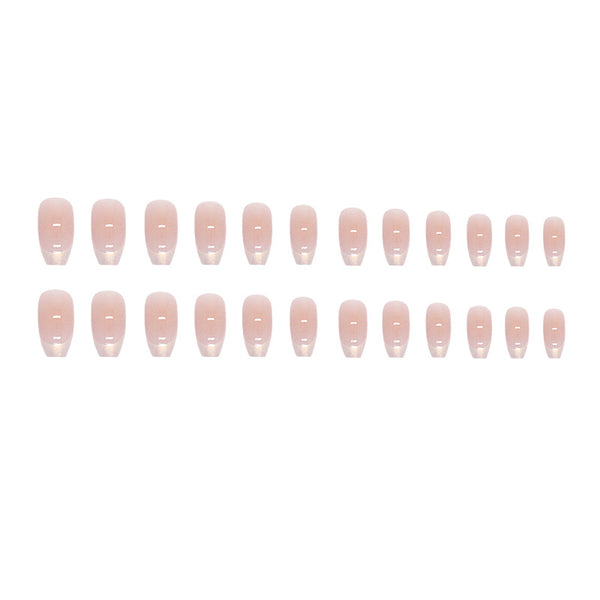 12 Sizes-24 Pcs Press On Nails W1233