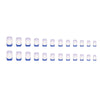 12 Sizes-24 Pcs Press On Nails W263