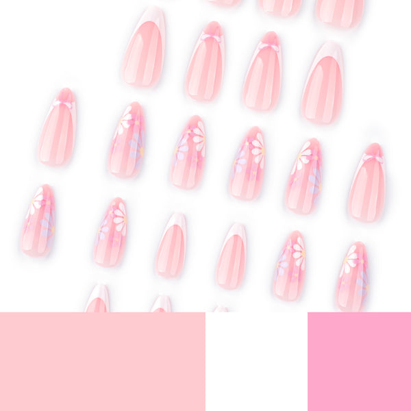 12 Sizes-24 Pcs Press On Nails JP3795