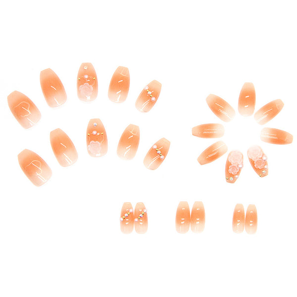12 Sizes-24 Pcs Press On Nails Z402