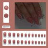 12 Sizes-24 Pcs Press On Nails W1369