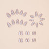 12 Sizes-24 PcsPress On Nails W1546