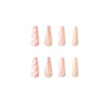 12 Sizes-24 Pcs Press On Nails JP1909