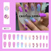 12 Sizes-24 Pcs Press On Nails W171