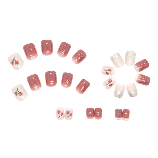 12 Sizes-24 Pcs Press On Nails Z484