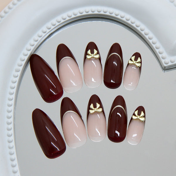 12 Sizes-24 Pcs Press On Nails Z1320