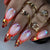 12 Sizes-24 Pcs Press On Nails Y1813