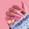12 Sizes-24 Pcs Press On Nails JP1444