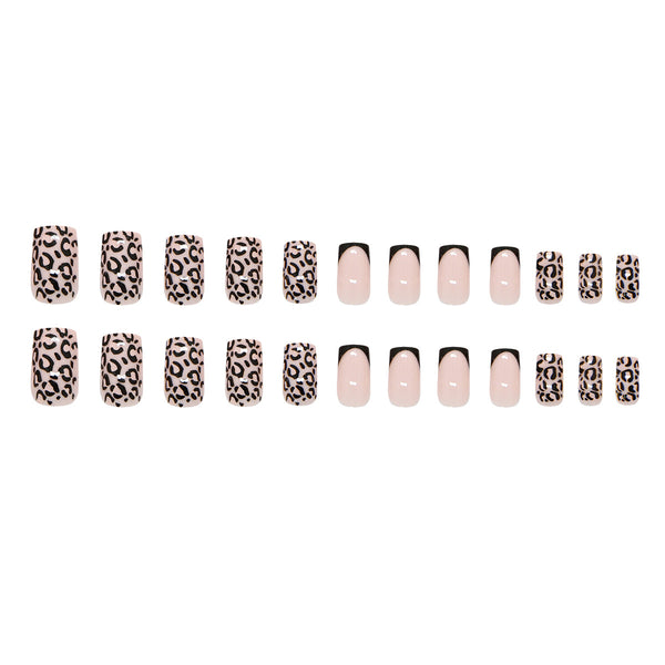 12 Sizes-24 Pcs Press On Nails W2174