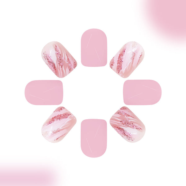 12 Sizes-24 Pcs Press On Nails C816