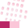 12 Sizes-24 Pcs Press On Nails JP3828
