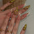 12 Sizes-24 Pcs Press On Nails Z1040