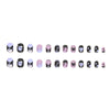 12 Sizes-24 Pcs Press On Nails K015