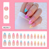 12 Sizes-24 Pcs Press On Nails W2067
