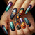 12 Sizes-24 Pcs Press On Nails Y1166