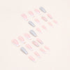12 Sizes-24 Pcs Press On Nails Z653