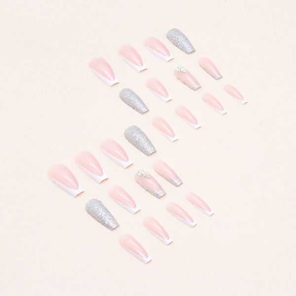12 Sizes-24 Pcs Press On Nails Z653