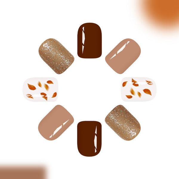 12 Sizes-24 Pcs Press On Nails C1094