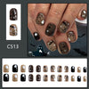 12 Sizes-24 Pcs Press On Nails C519