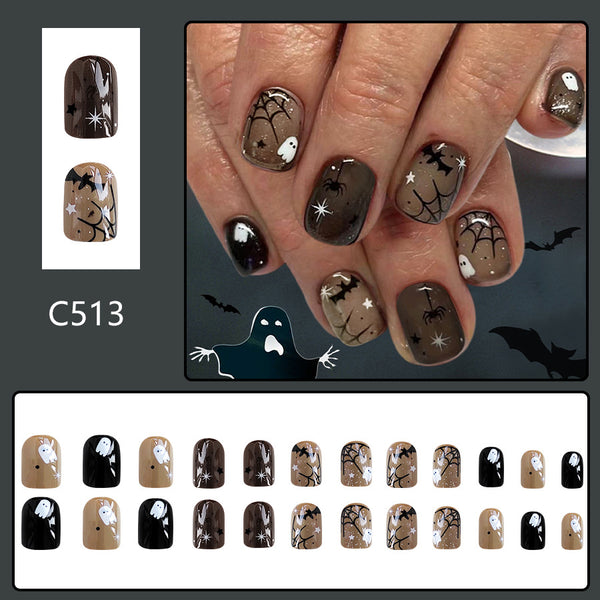 12 Sizes-24 Pcs Press On Nails C519
