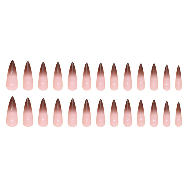 12 Sizes-24 Pcs Press On Nails W1751