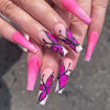 12 Sizes-24 Pcs Press On Nails Y137