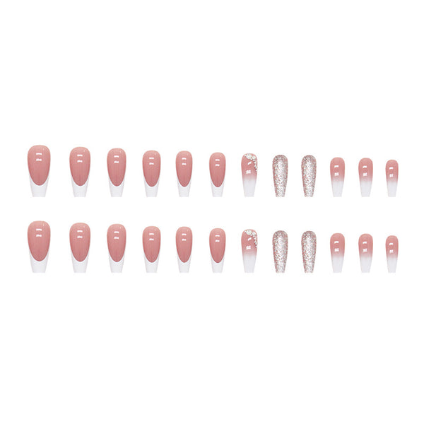 12 Sizes-24 Pcs Press On Nails Z652