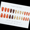 12 Sizes-24 Pcs Press On Nails FT-061