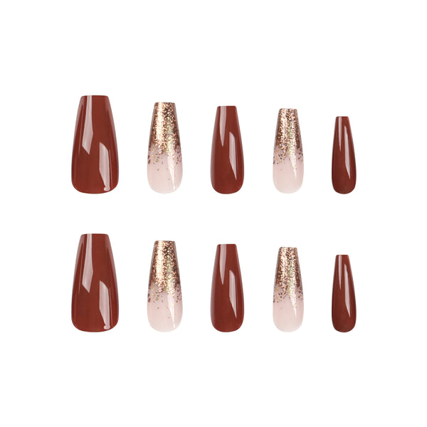 12 Sizes-24 Pcs Press On Nails JP2928