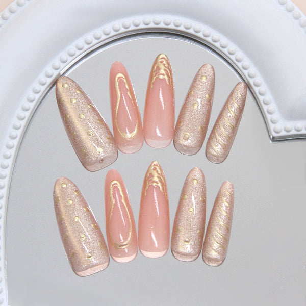 30 Pcs Press On Nails W2121