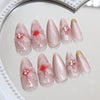12 Sizes-24 Pcs Press On Nails Z976