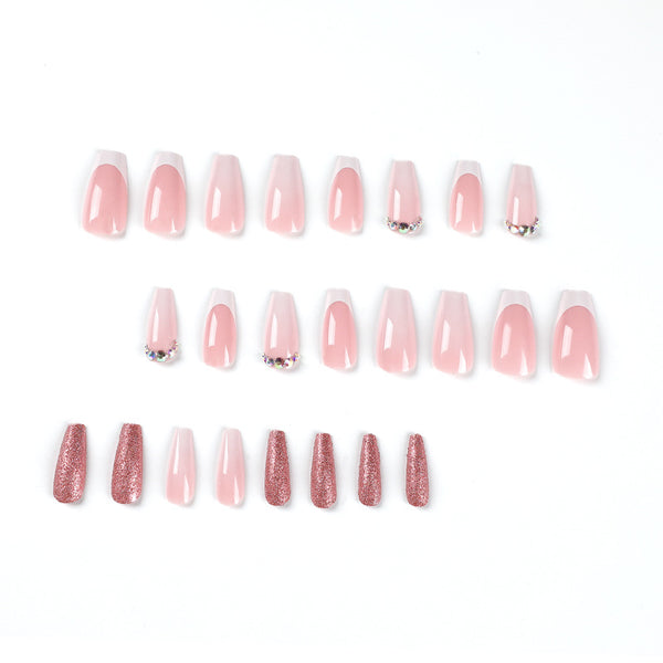 12 Sizes-24 Pcs Press On Nails JP2290