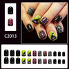 12 Sizes-24 Pcs Press On Nails C2013