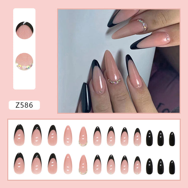 12 Sizes-24 Pcs Press On Nails Z586