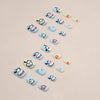 12 Sizes-24 Pcs Press On Nails K009