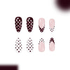 12 Sizes-24 Pcs Press On Nails C1229