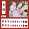 12 Sizes-24 Pcs Press On Nails R241