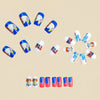 12 Sizes-24 Pcs Press On Nails Y1967