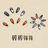 12 Sizes-24 Pcs Press On Nails Y1122