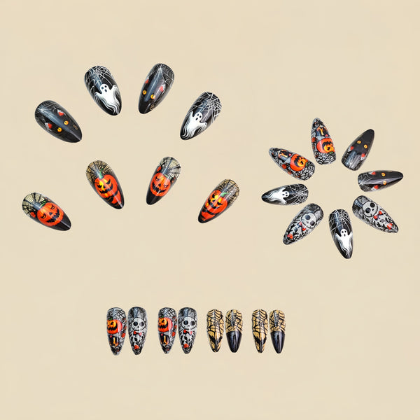 12 Sizes-24 Pcs Press On Nails Y1122