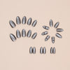 12 Sizes-24 Pcs Press On Nails W1559